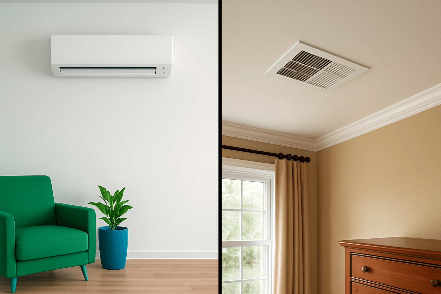 Ductless Mini-Splits vs. Central Air: Which Is Right for Your Home?