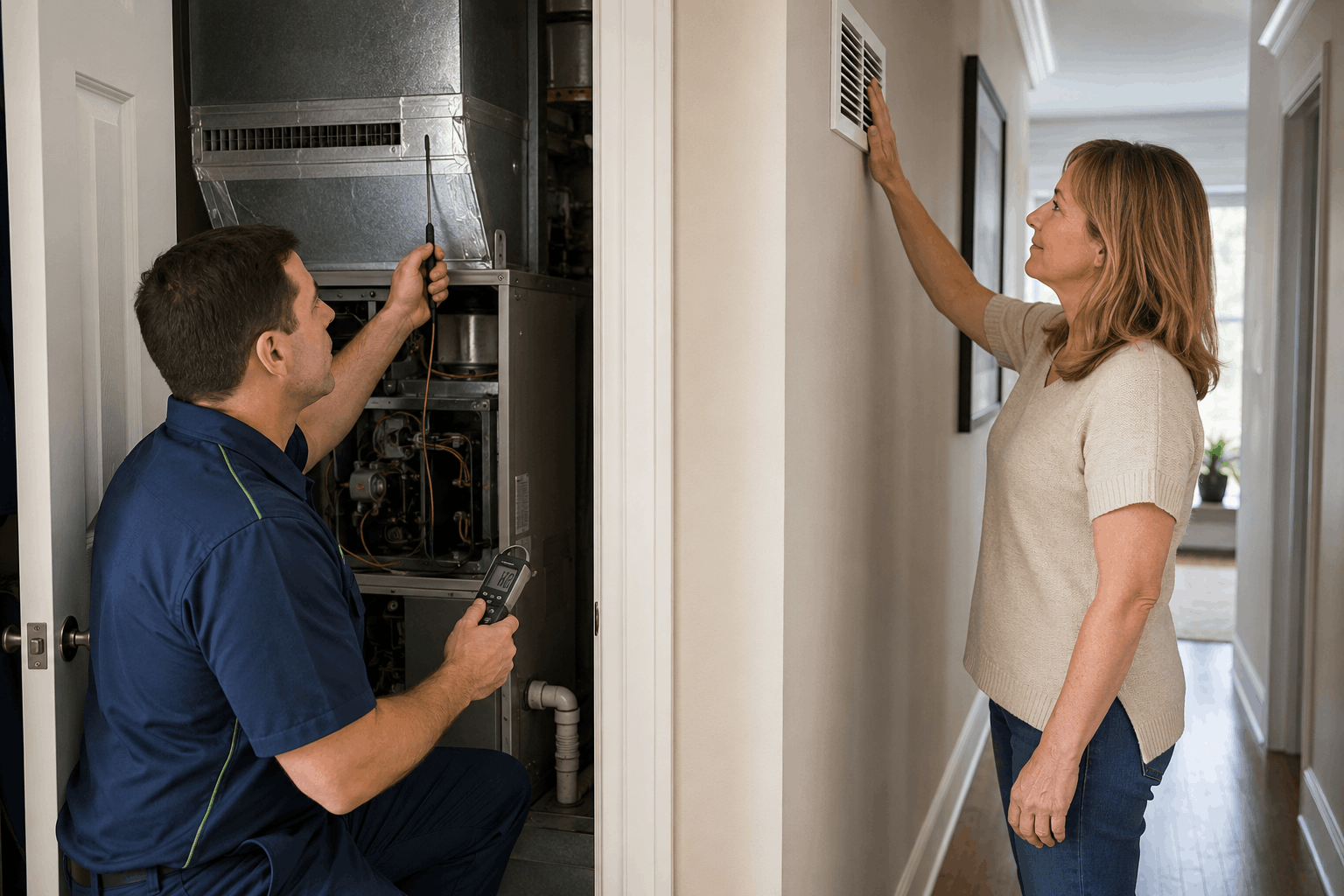 Why Furnaces Sometimes Blow Cold Air Between Heating Cycles