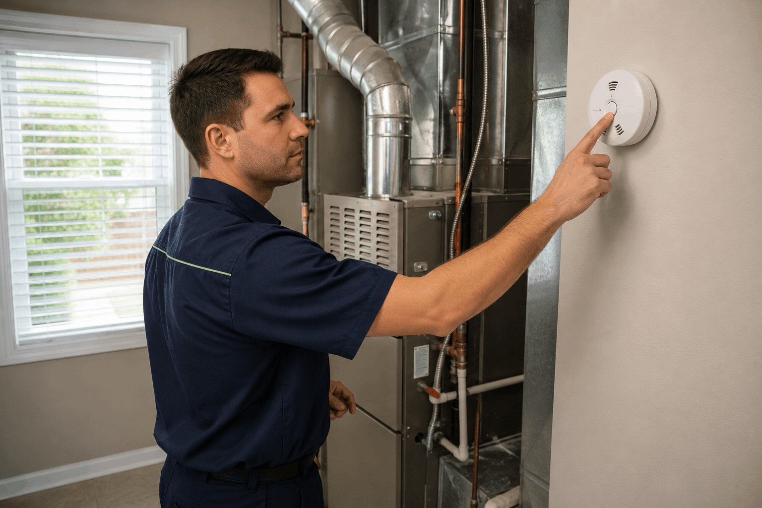 Why Every Home With a Gas Furnace Should Have a Carbon Monoxide Detector Near the HVAC System